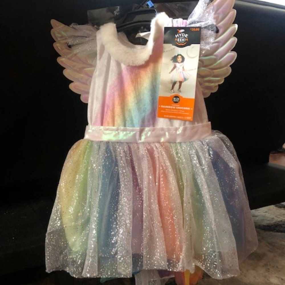 NWT Rainbow Unicorn Halloween Costume